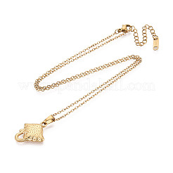 Подвески из нержавеющей стали 304 NJEW-T018-44G