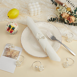 12 шт. железные кольца для салфеток&nbsp;AJEW-OC0014-39G