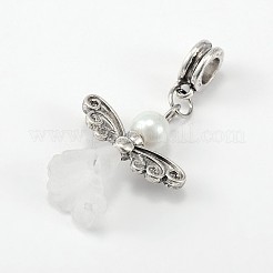 Прекрасное свадебное платье ангел сплав европейский болтаться большие отверстия подвески&nbsp;PALLOY-JF00004-06