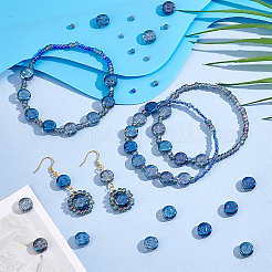 104 шт. 26 вида стеклянных бусин с гальваническим покрытием&nbsp;GLAA-PH0003-97A