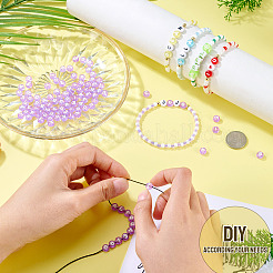 100шт 5 стиля прозрачные акриловые бусины&nbsp;TACR-TA0001-54D