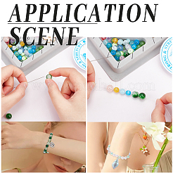 48шт. набор стальных игл для бисероплетения 12-х видов TOOL-SC0001-50