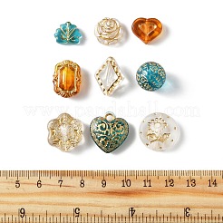 50шт 10 стиля акриловые бусины&nbsp;OACR-FP0001-14