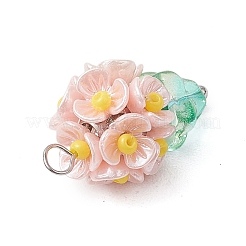 Подвески для цветочных горшков из стеклянных бус&nbsp;PALLOY-MZ00520-01