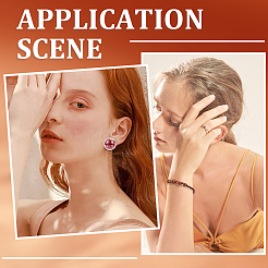 160г 4 цвета стеклянных бусин GLAA-SC0002-62C