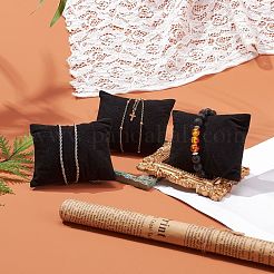 Бархатной подушке браслет ювелирные часы дисплей&nbsp;LS-BDIS-I001-01