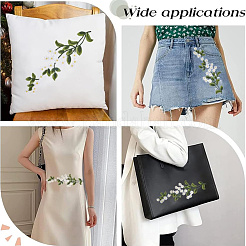 4 пара накладок на ткань с цветочным узором&nbsp;PATC-GF0001-68