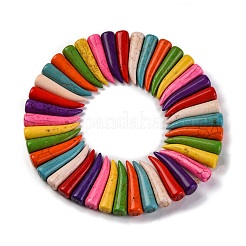 Синтетических нитей бирюзовые бусы G-C147-22A