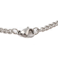 201 подвеска из нержавеющей стали для женщин NJEW-U018-01P-07