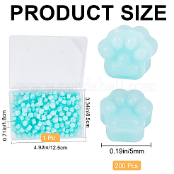 200 шт. частицы сургуча для отпечатков лап DIY-CP0009-32