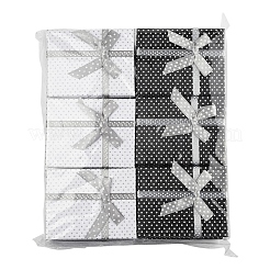 12 шт. 2-х цветные картонные бумажные коробки для набора украшений CBOX-FS0001-03