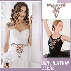 1 шт. аксессуары для украшения из сплава со стразами DIY-FG0008-10