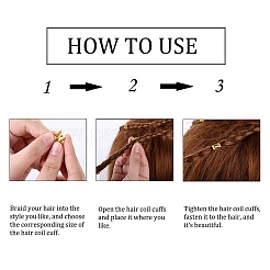 Железные дреды бусы украшение для волос IFIN-S696-17G-10x12