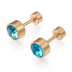 Заглушки для мочки уха из нержавеющей стали 304 EJEW-H105-16