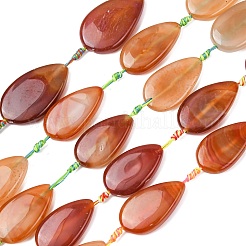 Натуральные полосатые агатовые бусы&nbsp;G-F825-E01-01