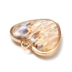 Латунь эмаль подвески KK-K252-10G-03