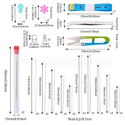 Набор пластиковых игл и игл для бисероплетения&nbsp;TOOL-TAC0010-03
