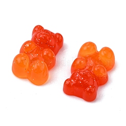 40шт 8 цвета градиент цвета непрозрачные кабошоны из смолы CRES-YW0001-03