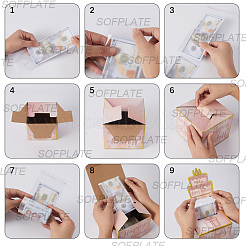 Копилка с днем рождения для денежного подарка DIY-WH200050-32B