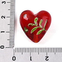 Бусины из стекла миллефиори ручной работы с неровностями LAMP-N024-42B