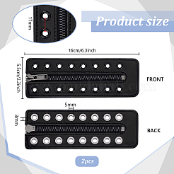 2 шт. ПУ молния аксессуары&nbsp;FIND-PH0028-27B
