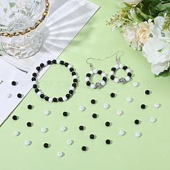 1000шт 2 цвета непрозрачные акриловые бусины&nbsp;MACR-SP0001-81A