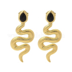 Серьги-гвоздики из нержавеющей стали 304&nbsp;EJEW-C137-05C-G