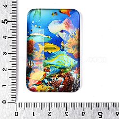 Кабошоны из стекла GGLA-T004-14H