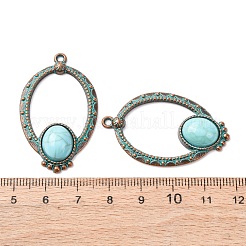 Сплав с синтетических бирюзовых подвесками FIND-B055-01C