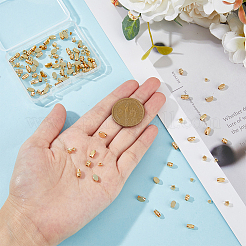 128шт 8-х стилевая латунная бусина&nbsp;KK-DC0003-56