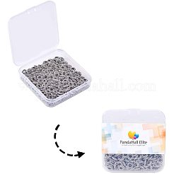 Сплавочные овальные бусины тибетского стиля  TIBEB-PH0004-55