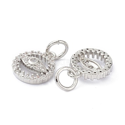 Латунь подвески циркония кубической ZIRC-C022-11P