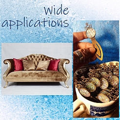 5 набор из 200 прозрачных смоляных кабошонов CRES-SP0001-04A