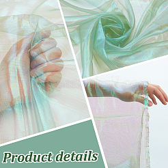 Лазерная полиэстеровая сетчатая ткань для поделок своими руками&nbsp;DIY-WH0888-06C