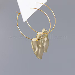 S925 серьги-кольца из стерлингового серебра в форме сердца WG5989