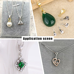 8 шт. 2-х стилевые трубчатые дужки из стерлингового серебра STER-PH0002-20