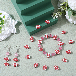 160шт бусины из полимерной глины ручной работы&nbsp;CLAY-SC0001-60