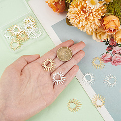 20шт 2 цвета латунные подвески&nbsp;KK-BC0012-96