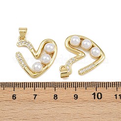 Латунные микро проложить кубического циркония подвески&nbsp;KK-C132-02A-G