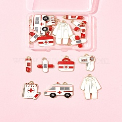 18 шт. 7 стиля подвески из сплава и эмали на медицинскую тематику&nbsp;FIND-FS0004-36