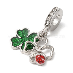 Подвеска из сплава с кристаллами и стразами в европейском стиле&nbsp;PALLOY-S189-26P