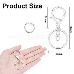 Кольца для ключей из сплава DIY-DR0001-13