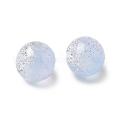 Двухцветные бусины из смолы RESI-Q025-02B-B