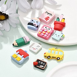 10шт 10 стиля подвески из смолы&nbsp;RESI-FP0001-27