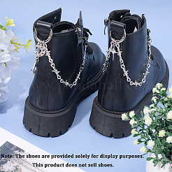 2 шт. сплав звеньев цепи для ремней безопасности&nbsp;HJEW-SP0001-43