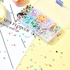 60 г 10 цвета непрозрачные акриловые бусины OACR-FS0001-75