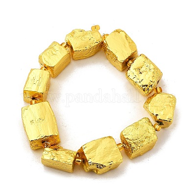 Гальванические натурального пирита бусы пряди G-F800-A01-1