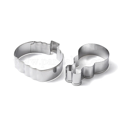 Не тускнеющая форма для печенья из нержавеющей стали 430 ко Дню благодарения DIY-E068-01P-02-1