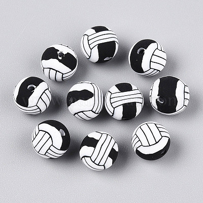 Бусины из полимерной глины  CLAY-N014-02A-07-1