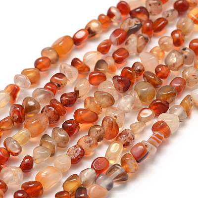 Крашеные природные сердолика бусы пряди&nbsp;G-F465-22-1